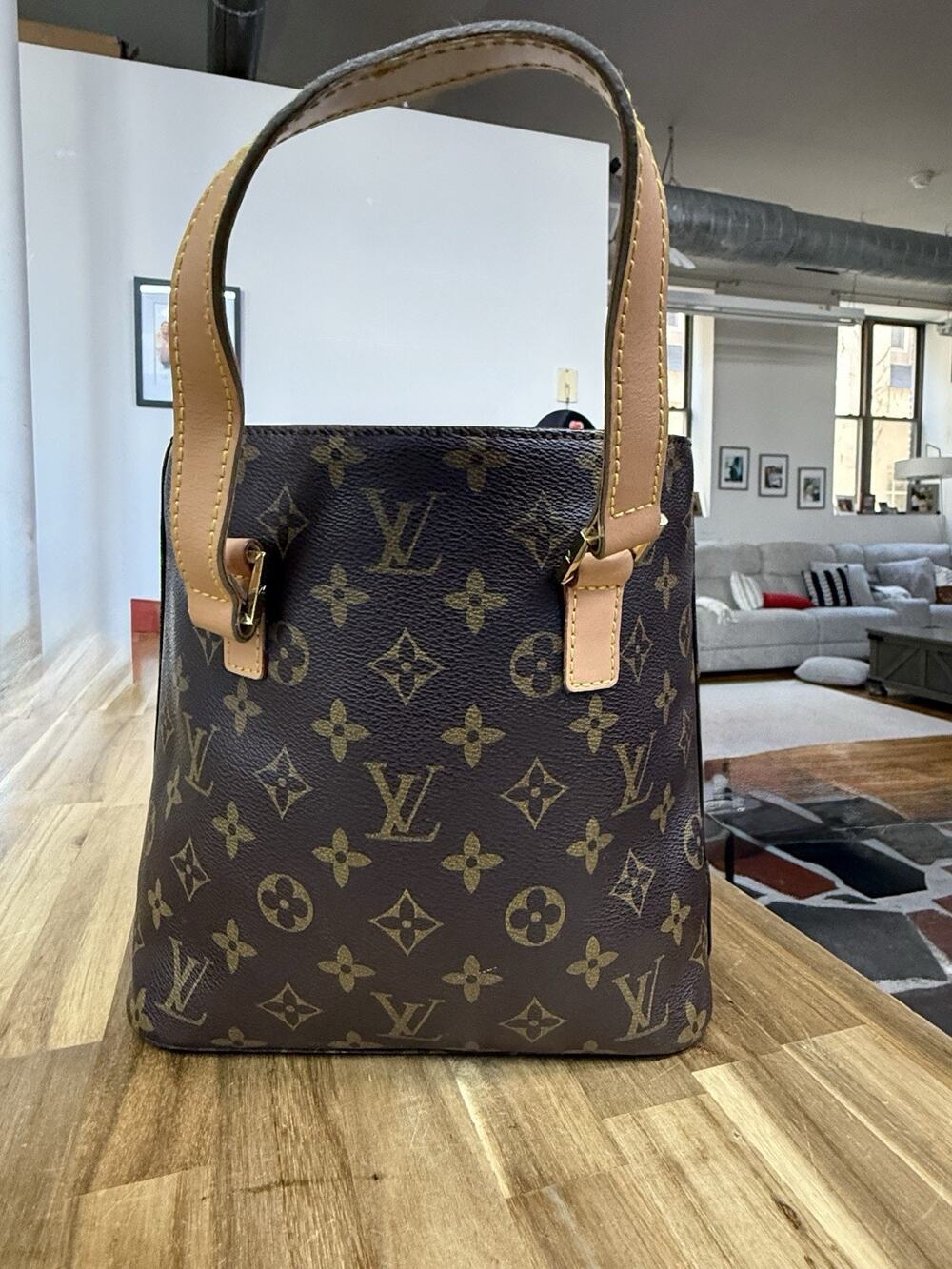 Louis Vuitton Mini Bucket Monogram Canvas Authentic Pre-Owned